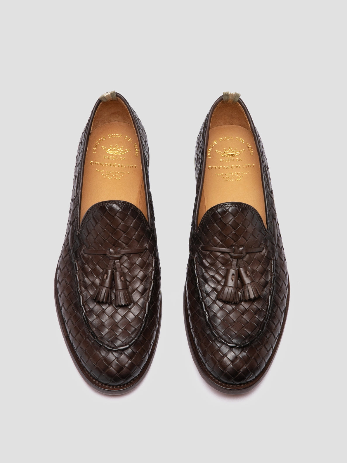 Stubbs And Wootton Loafers OPERA 004 - Dark Brown Leather Tassel Loafers