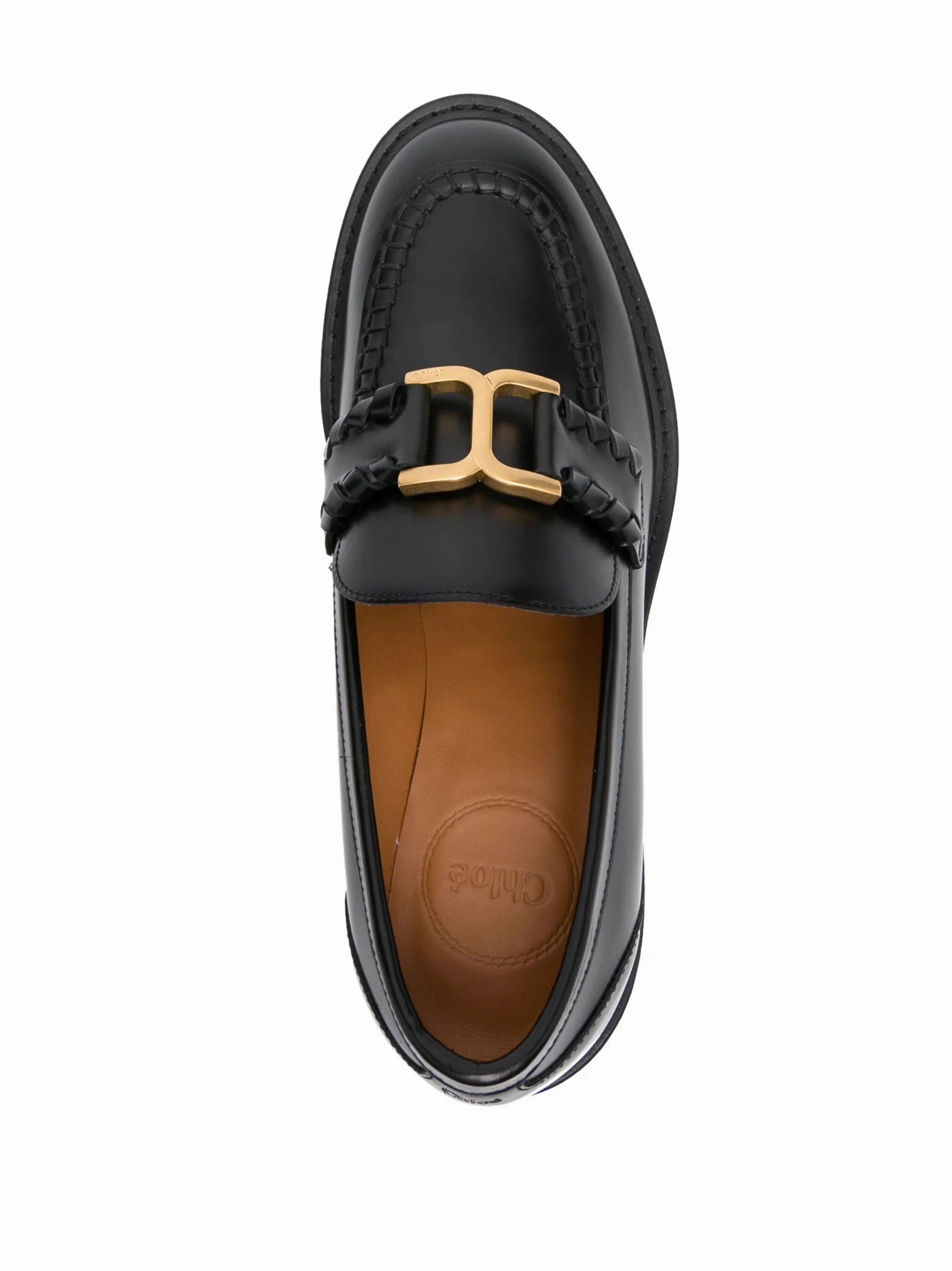 60mm Marcie leather loafers Suede Tuxedo Loafers
