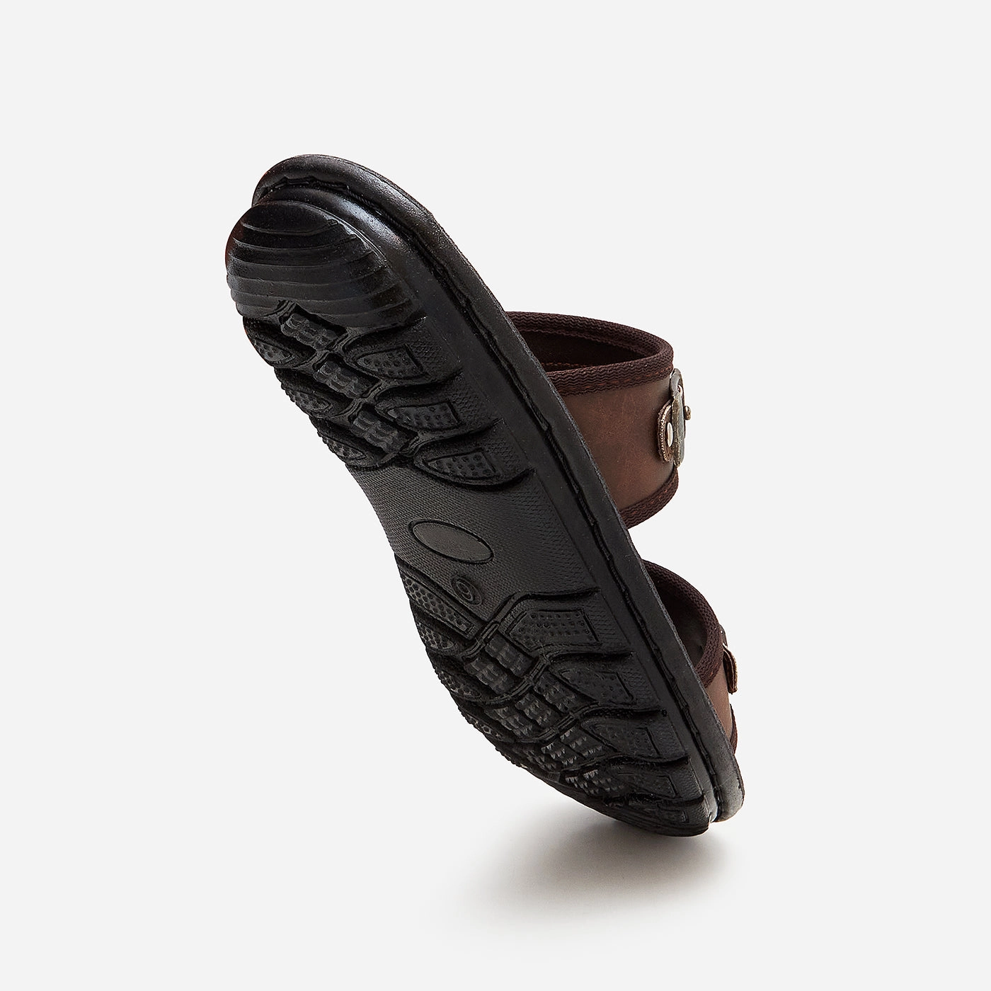 Men's Double Buckle Chappals Slides Hibbets