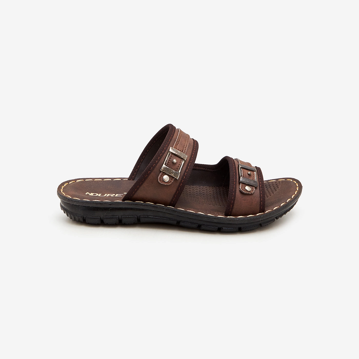 Men's Double Buckle Chappals Cozette Slide