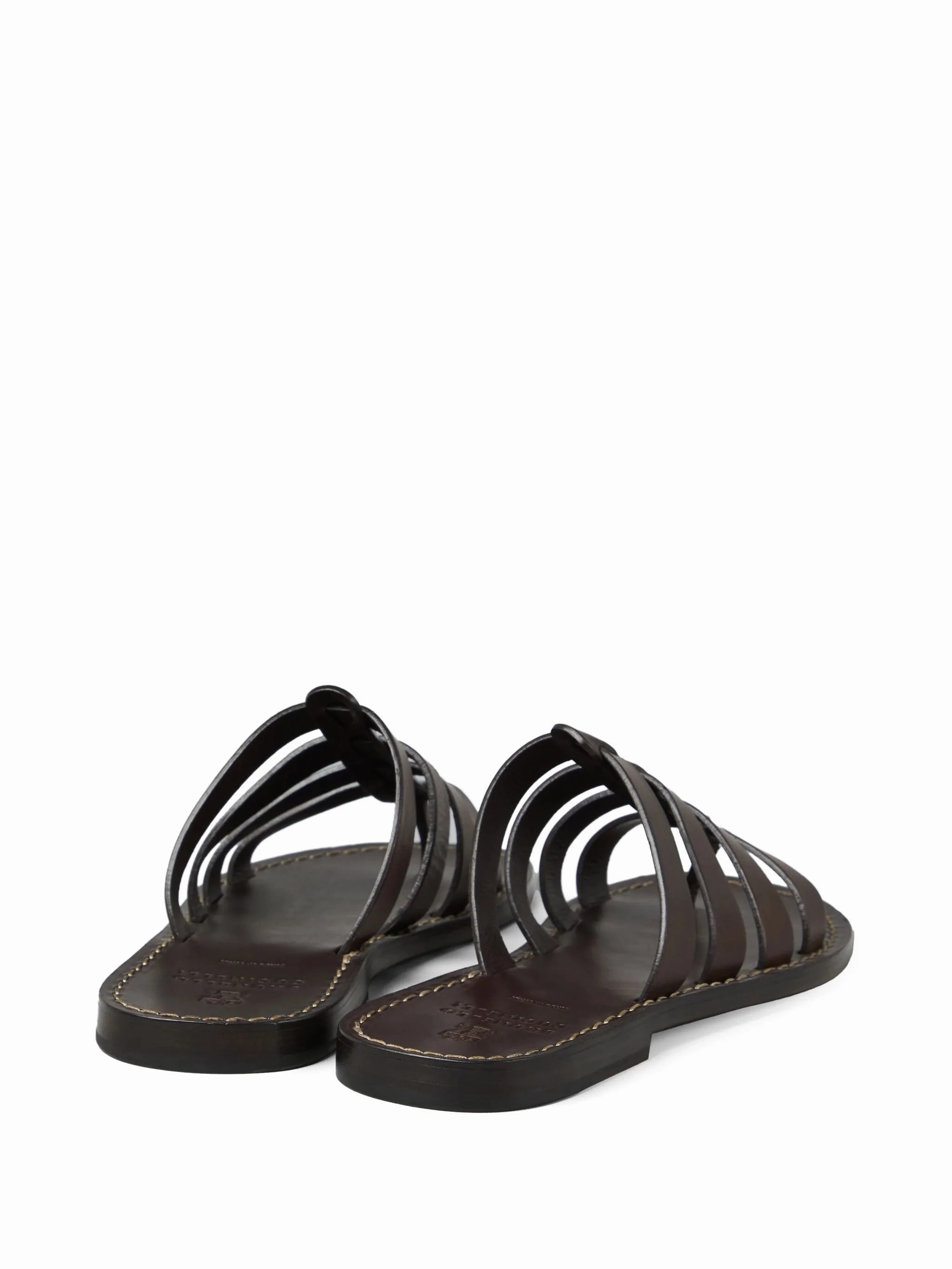 Slippers Emoji caged leather sandals