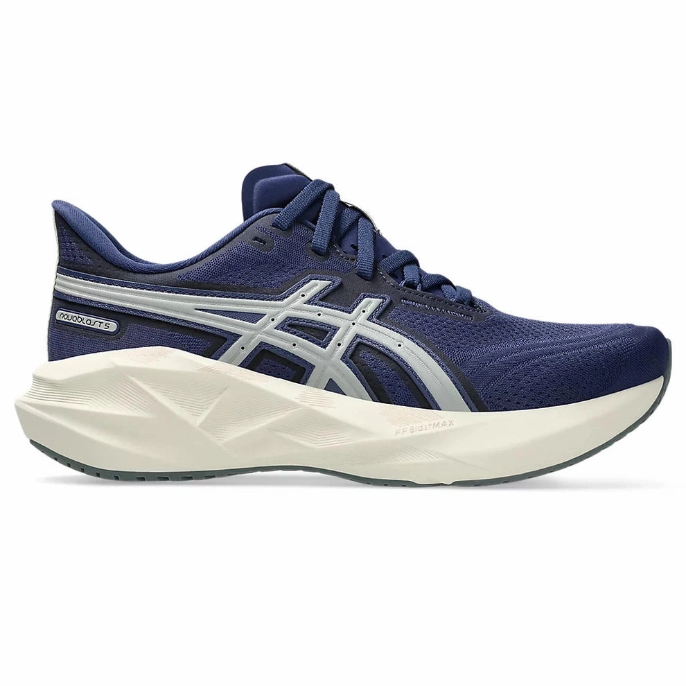 Women's - ASICS Novablast 5 - Gravel/Blue Fade Kiko Kostadinov X Asics Shoes