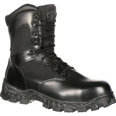 MEN'S ALPHA FORCE Cowboy Style Steel Toe Work Boots
