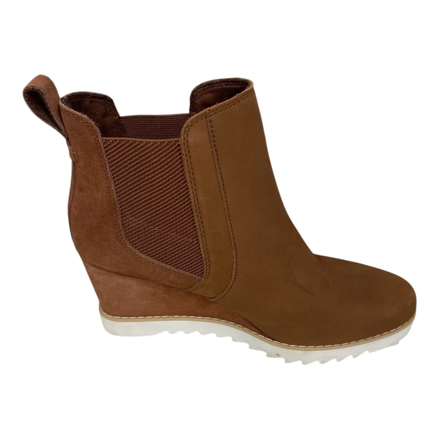 Boots Ankle Heels By Toms In Brown, Size: 10 Strappy Closed Toe High Heels