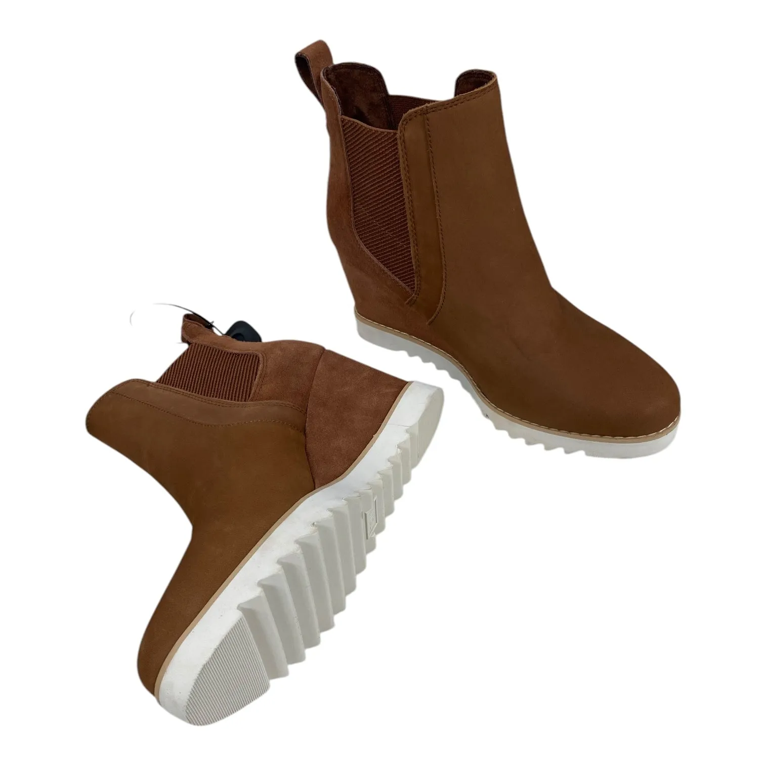 Sandals Boots Ankle Heels By Toms In Brown, Size: 10