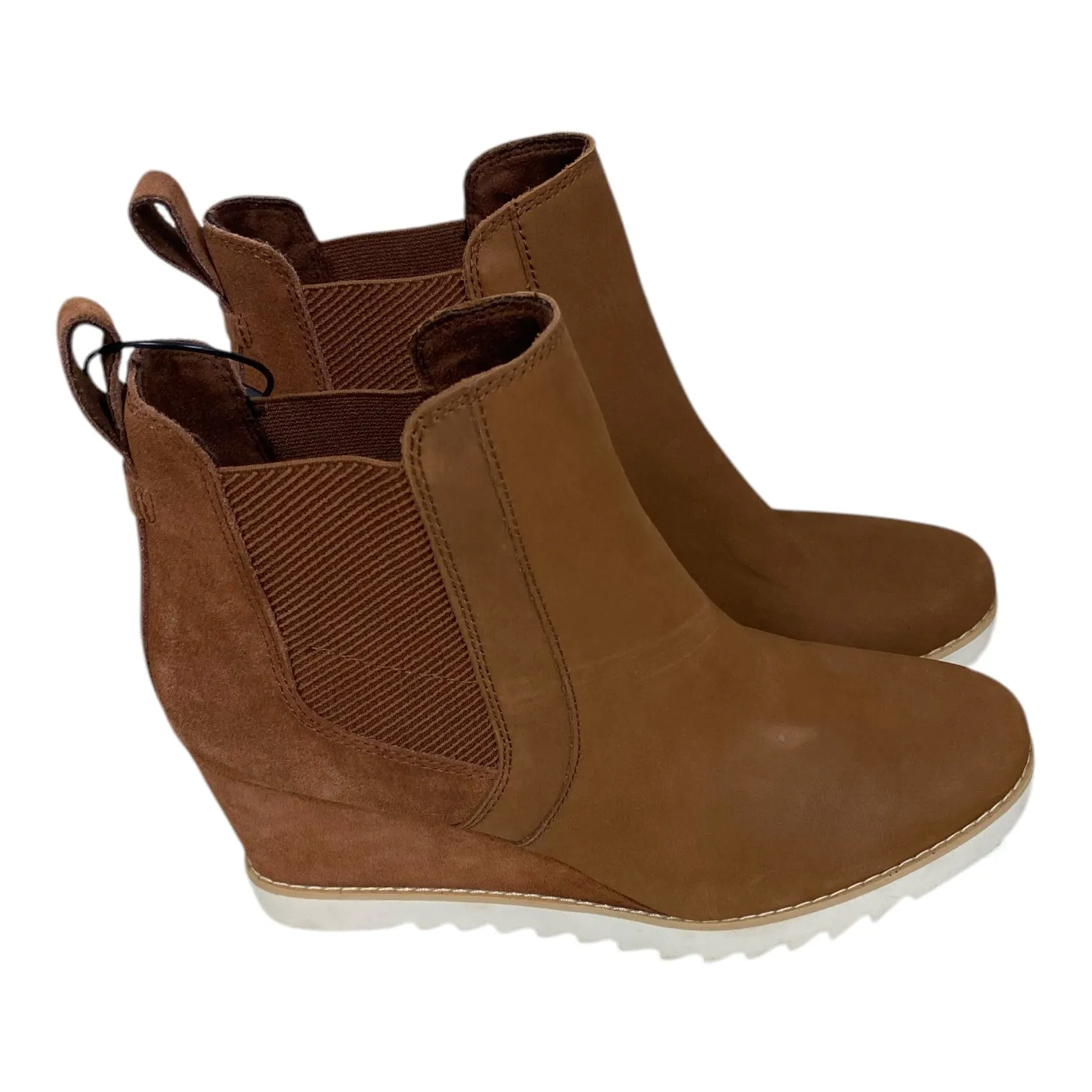 Boots Ankle Heels By Toms In Brown, Size: 10 Thigh High Boots Without Heel Plus Size