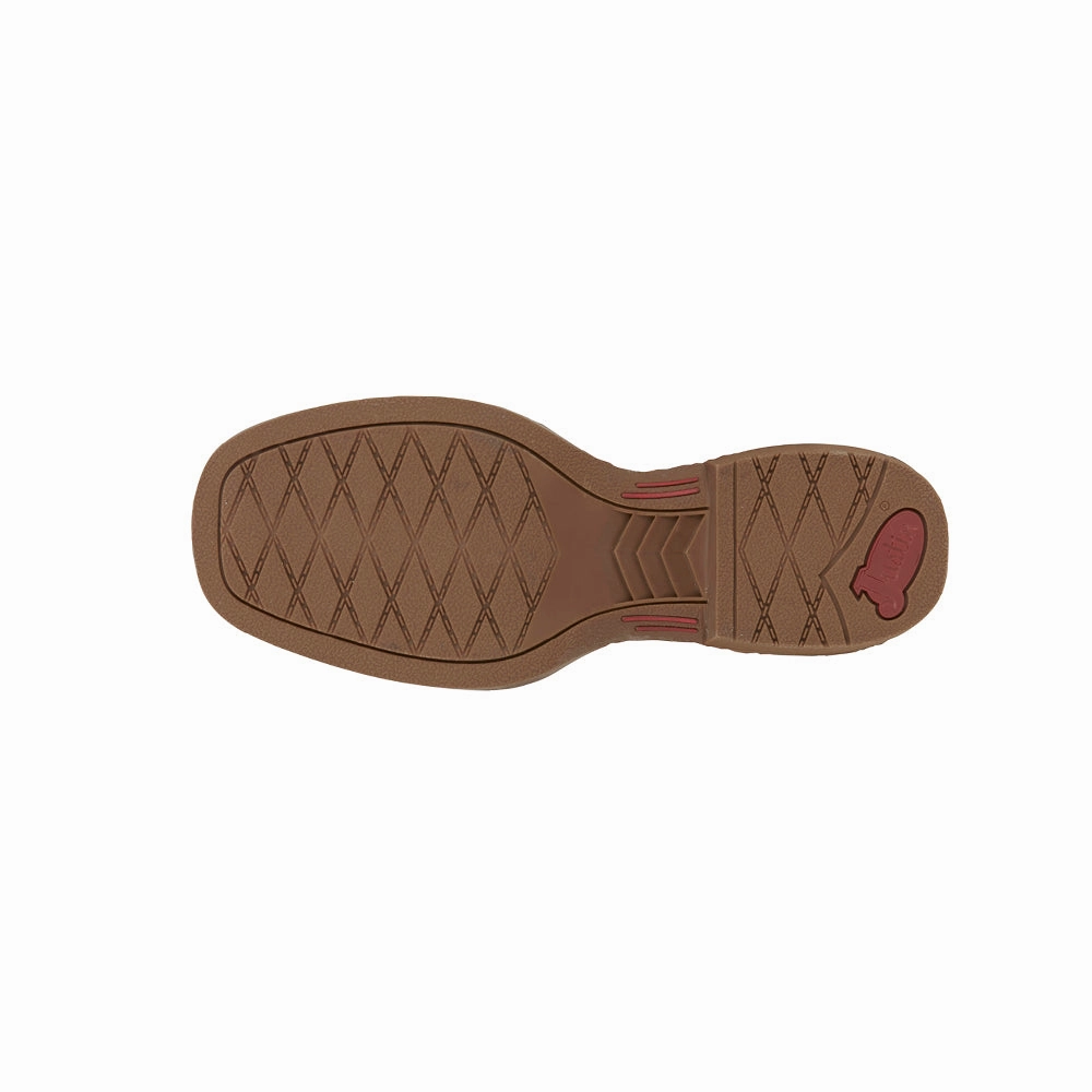 Canter Junior Square Toe Cowboy Boots (Toddler-Big Kid) Boots For Wide Feet