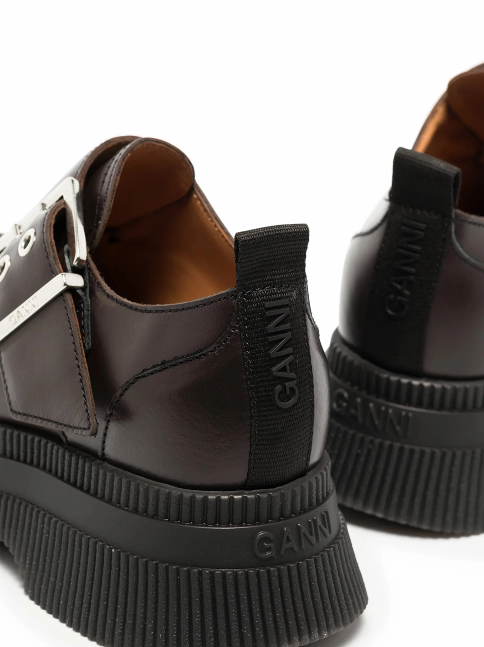 buckled flatform shoes Gucci Penny Loafers