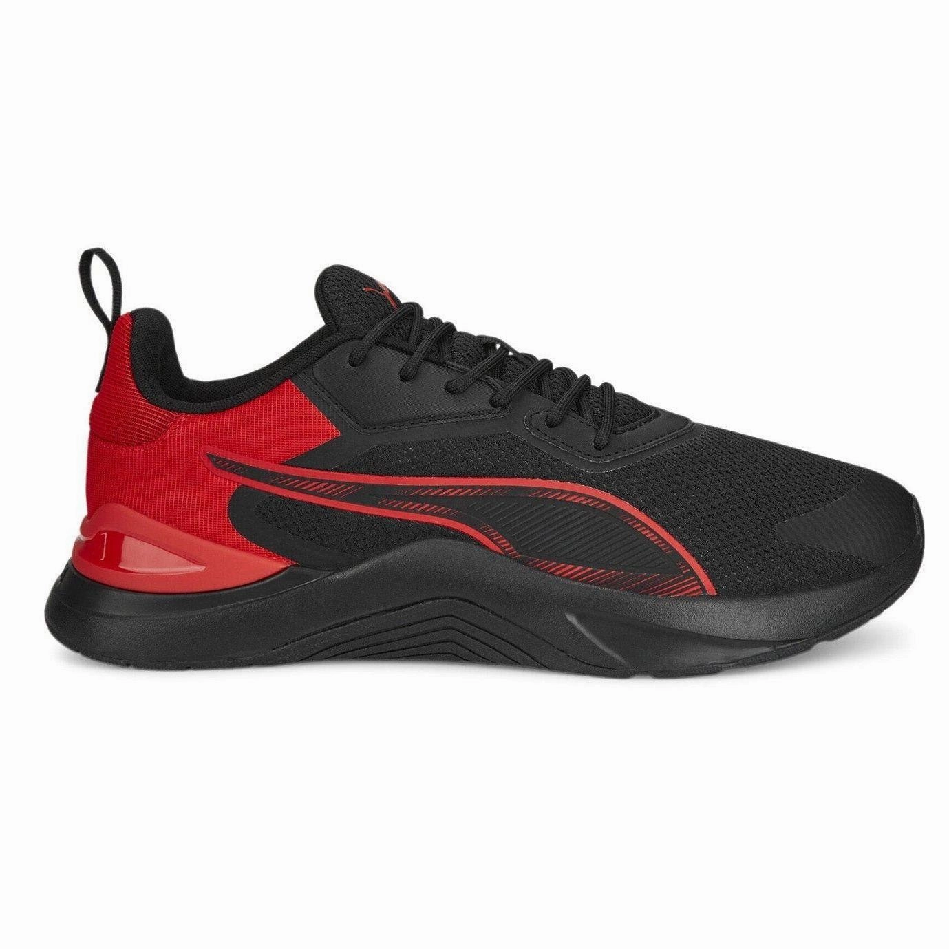 Puma Men's Infusion Training Shoes - Black / All Time Red F1 Racing Shoes Puma