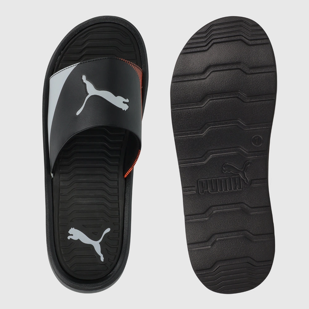 Puma Mens Blaze Mule Slides Black Hiking Slippers