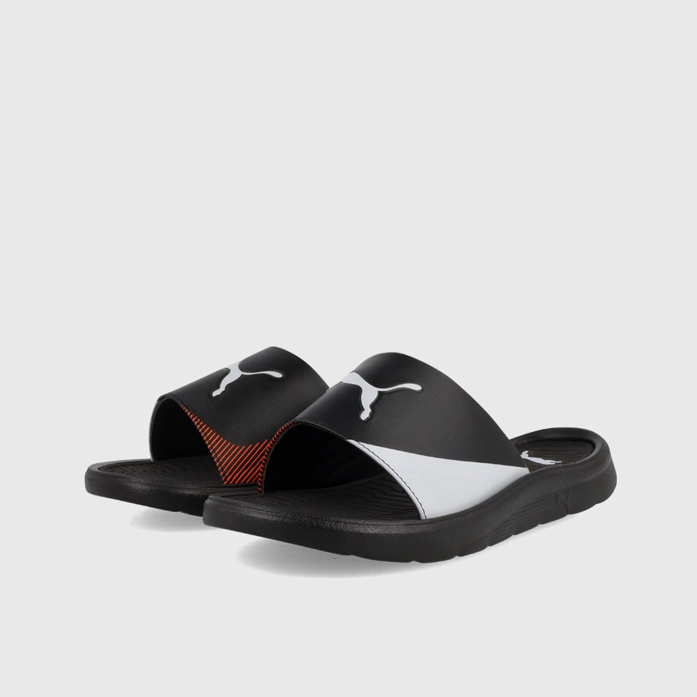 Puma Mens Blaze Mule Slides Black Mud Slitters
