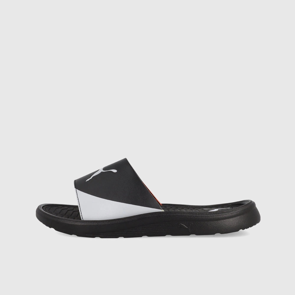 Puma Mens Blaze Mule Slides Black Cat In Slippers