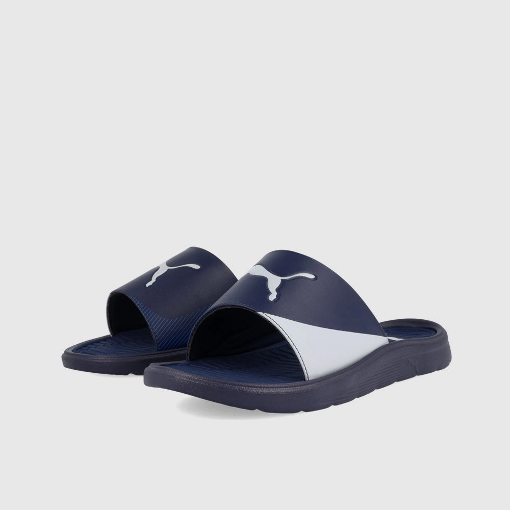Mypillow Slippers Puma Mens Blaze Mule Slides Navy