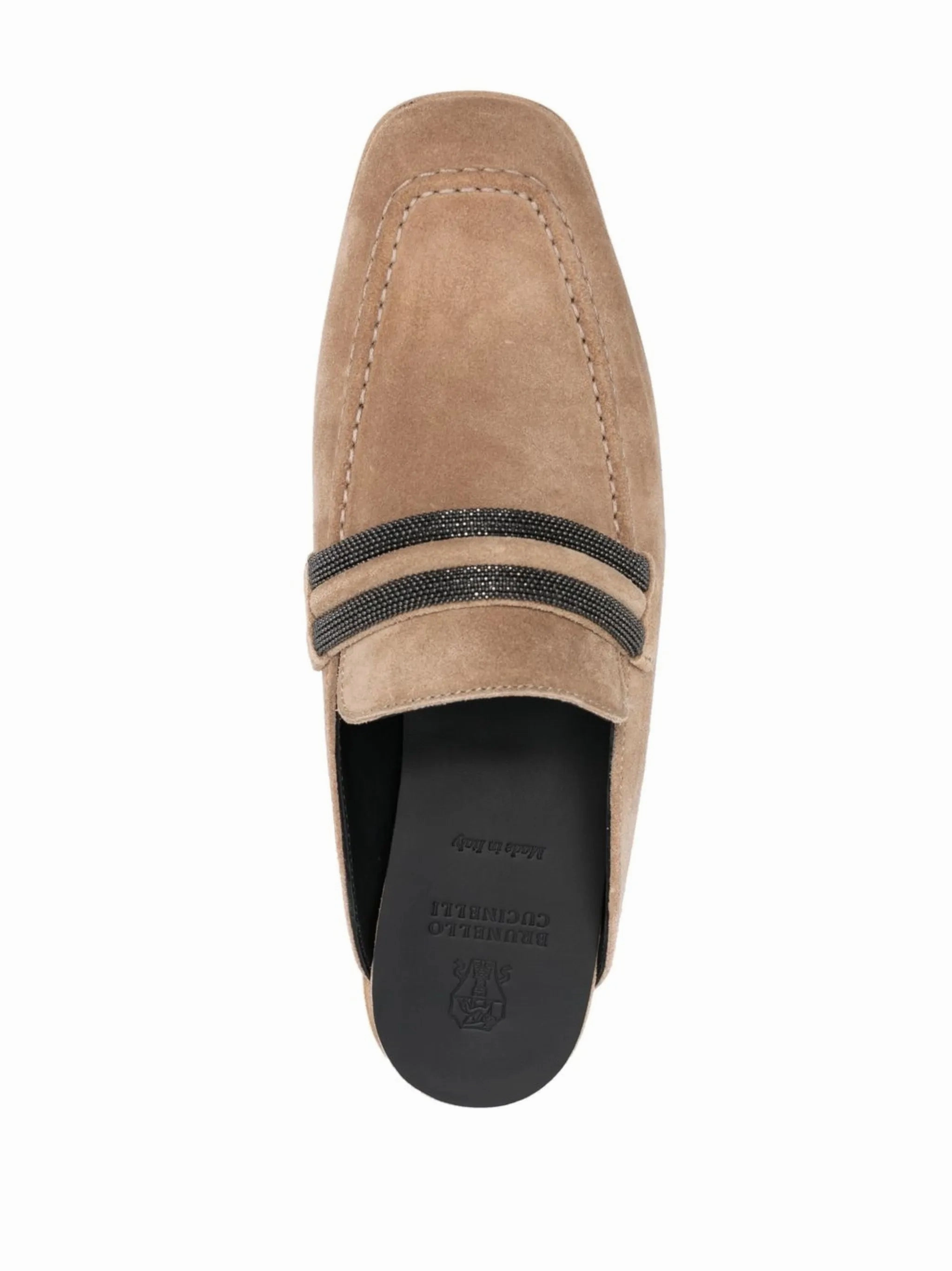 20mm slip-on suede loafers Marni Sabot Loafers