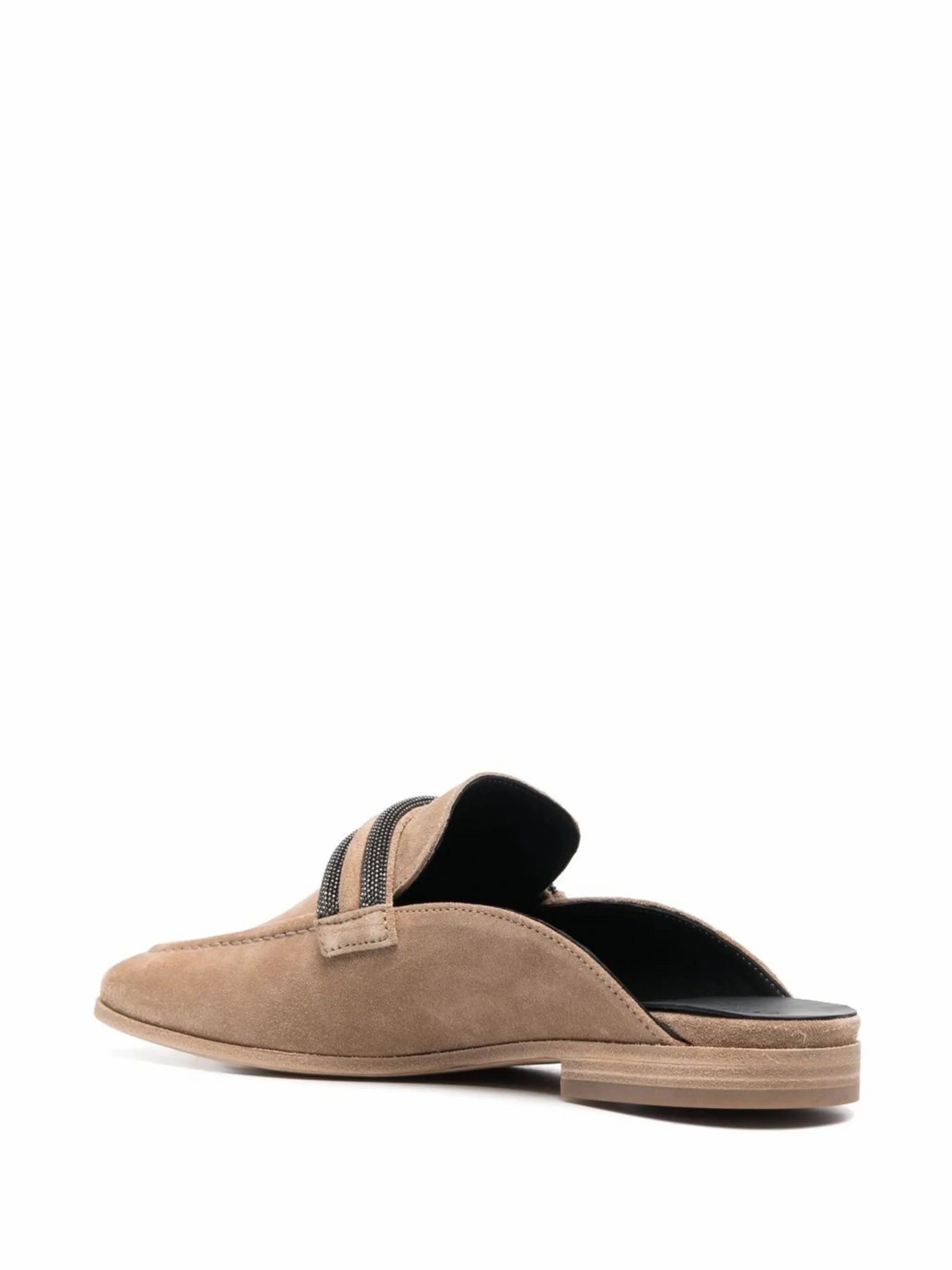 20mm slip-on suede loafers Sparkly Loafers