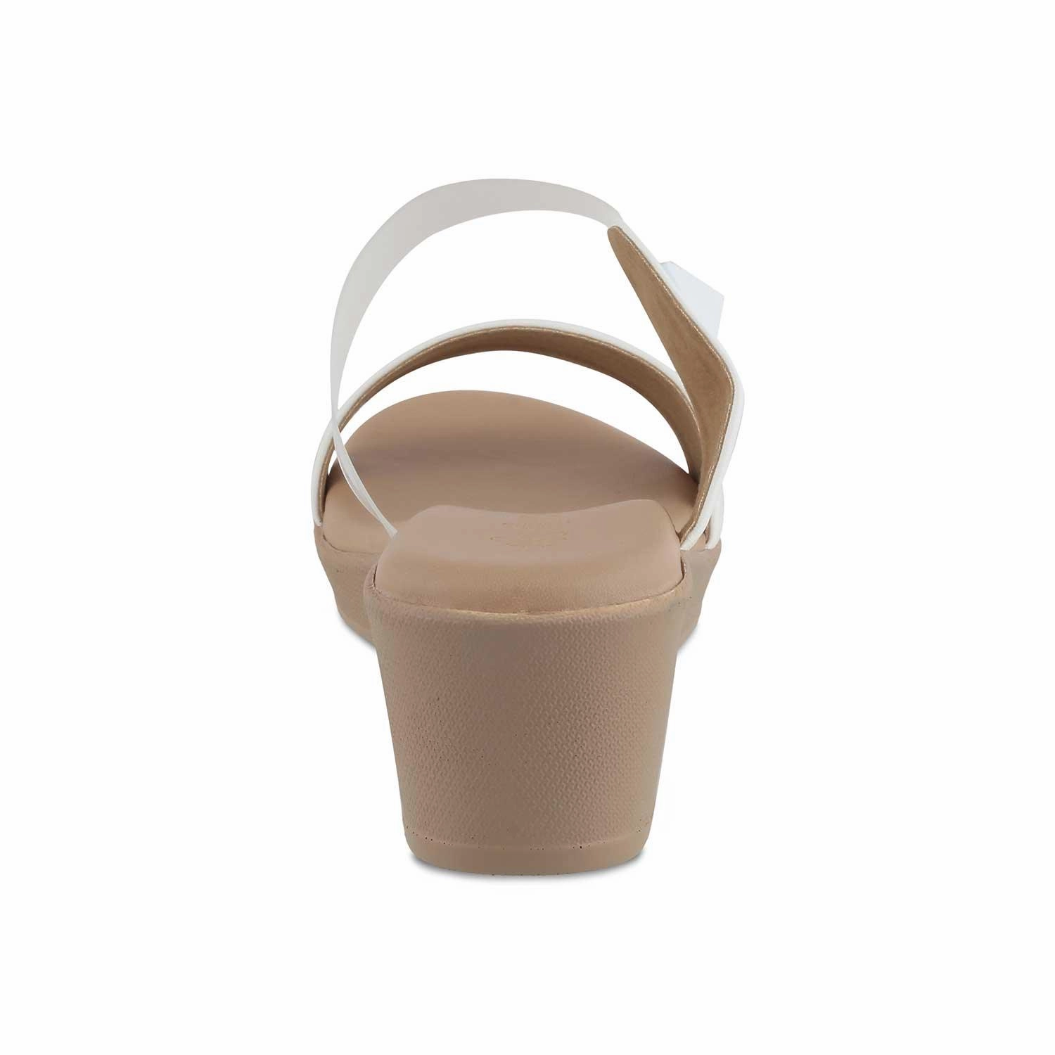 Sandals Cancellation Policy The Vios White Women's Dress Wedge Sandals Tresmode