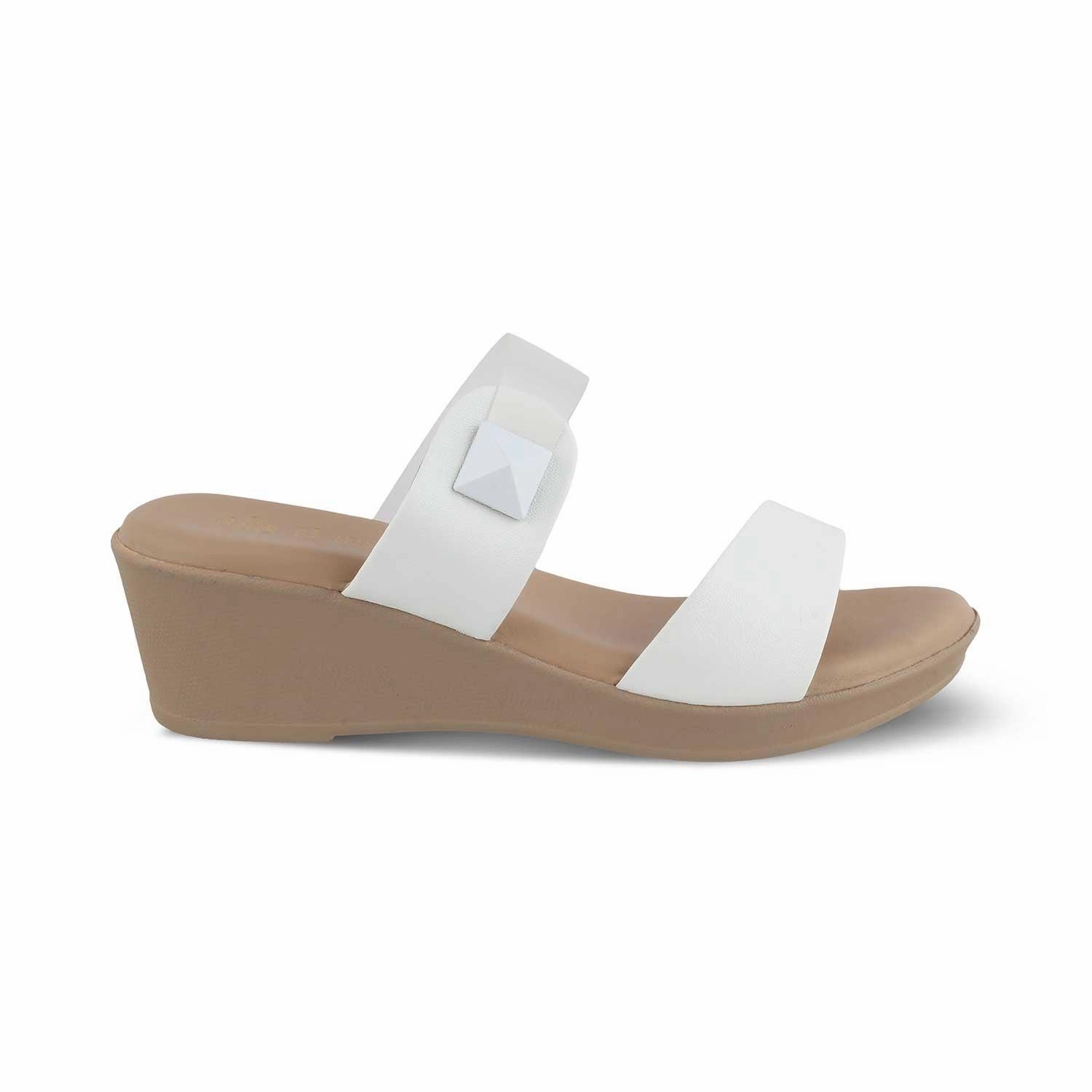 Sandals Exuma The Vios White Women's Dress Wedge Sandals Tresmode