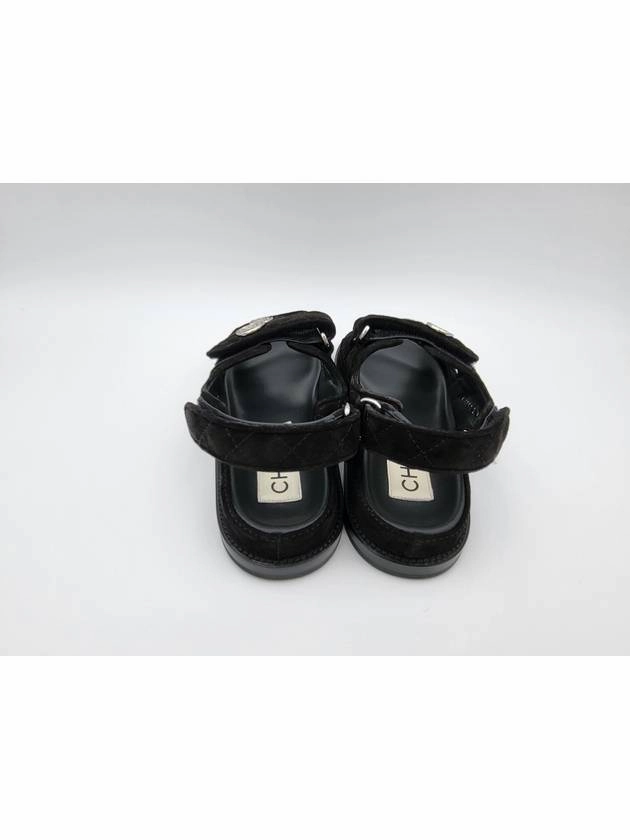 Suede Velcro Sandals Black Chanel Sandals Resorts St Lucia