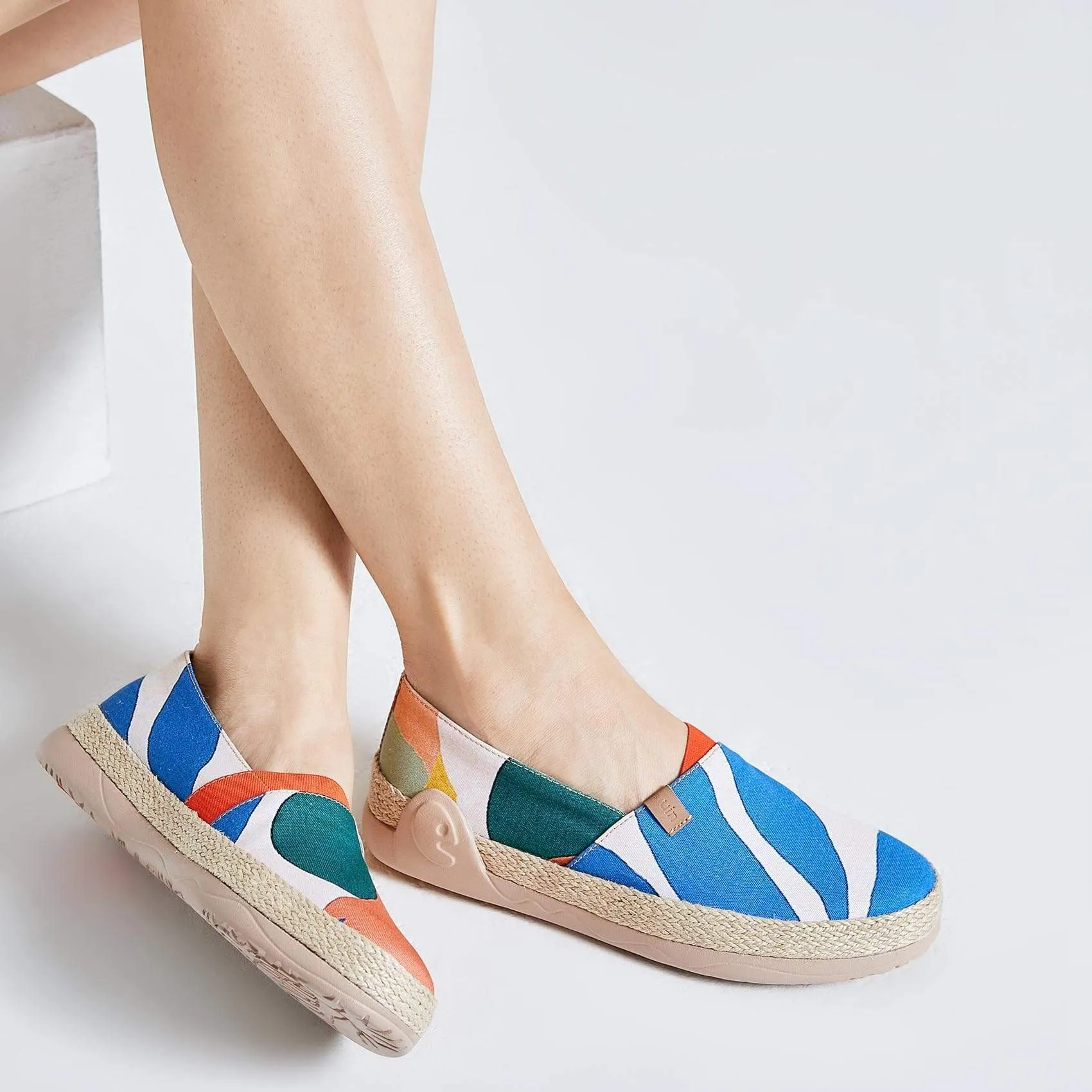 Clear Strap Espadrilles Tropical Day Marbella
