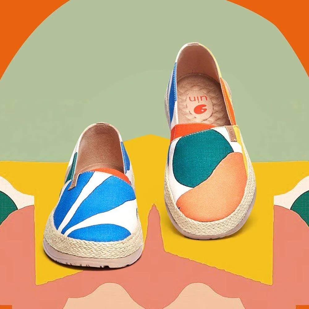 Tropical Day Marbella Michaela Cate Pins Flat Espadrille