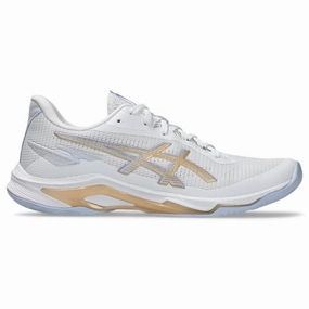 ASICS Netburner Ballistic FF 4 D WIDE Womens Netball Shoes Asics Trail Stability Shoes
