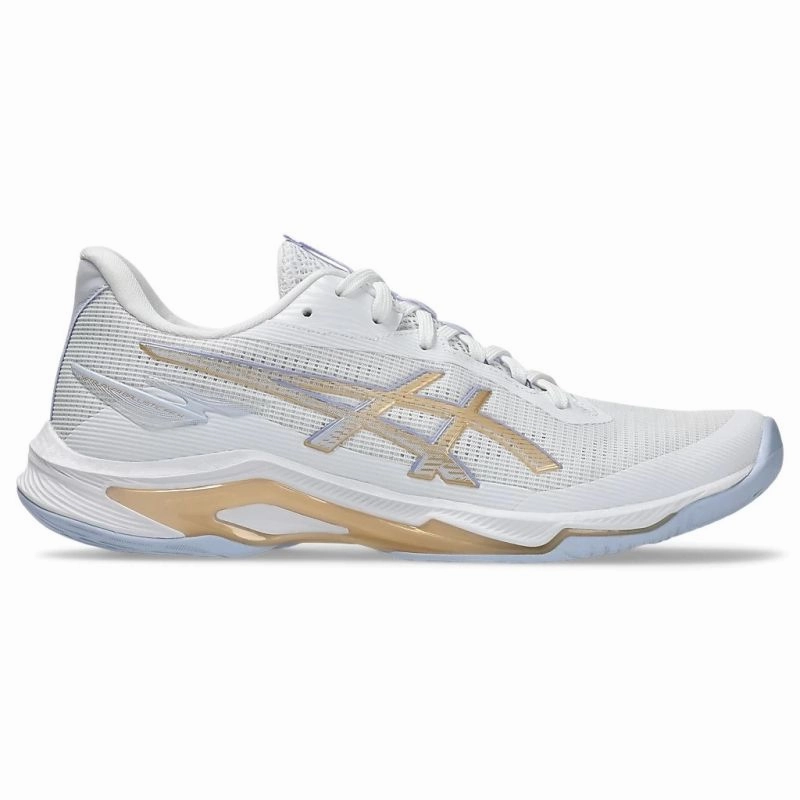Asics 6e Shoes ASICS Netburner Ballistic FF 4 D WIDE Womens Netball Shoes