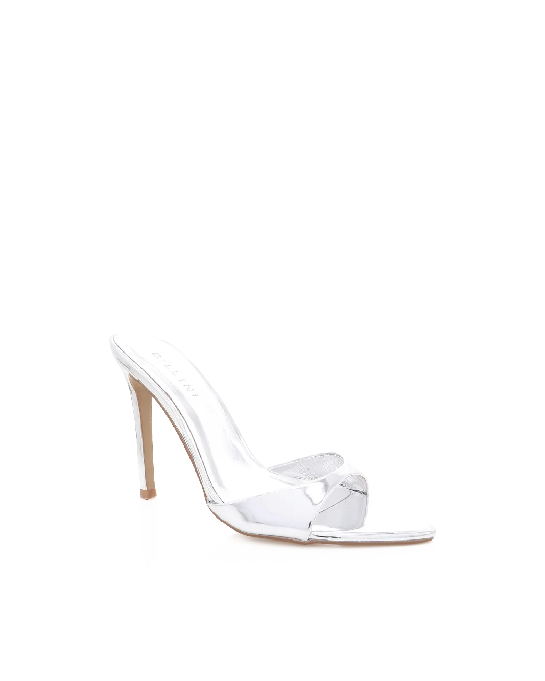 QUINBY - SILVER CHROME Stiletto High Heel