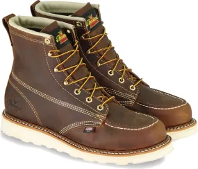 Thorogood 804-4575 Men's American Heritage 6" Moc Toe Maxwear Wedge Work Boot Barefoot Safety Work Boots