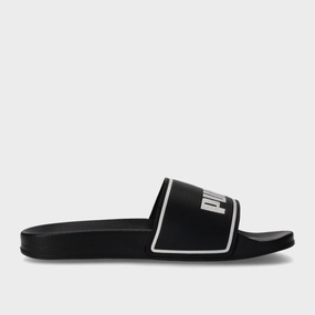 Puma Mens Poolcat Slides Black Eagles Slippers
