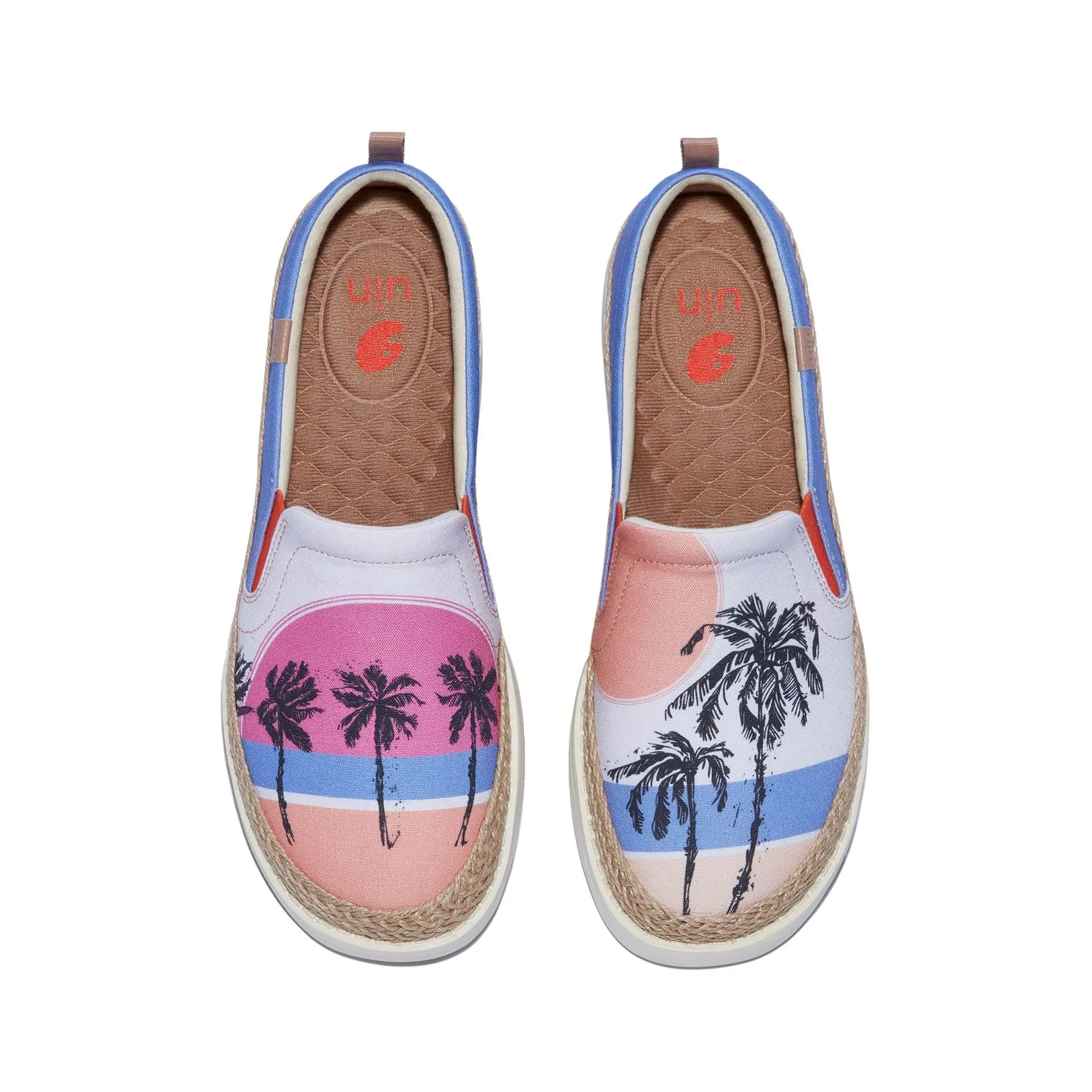 Record the Pink Tarragona I Women Sling Back Espadrilles