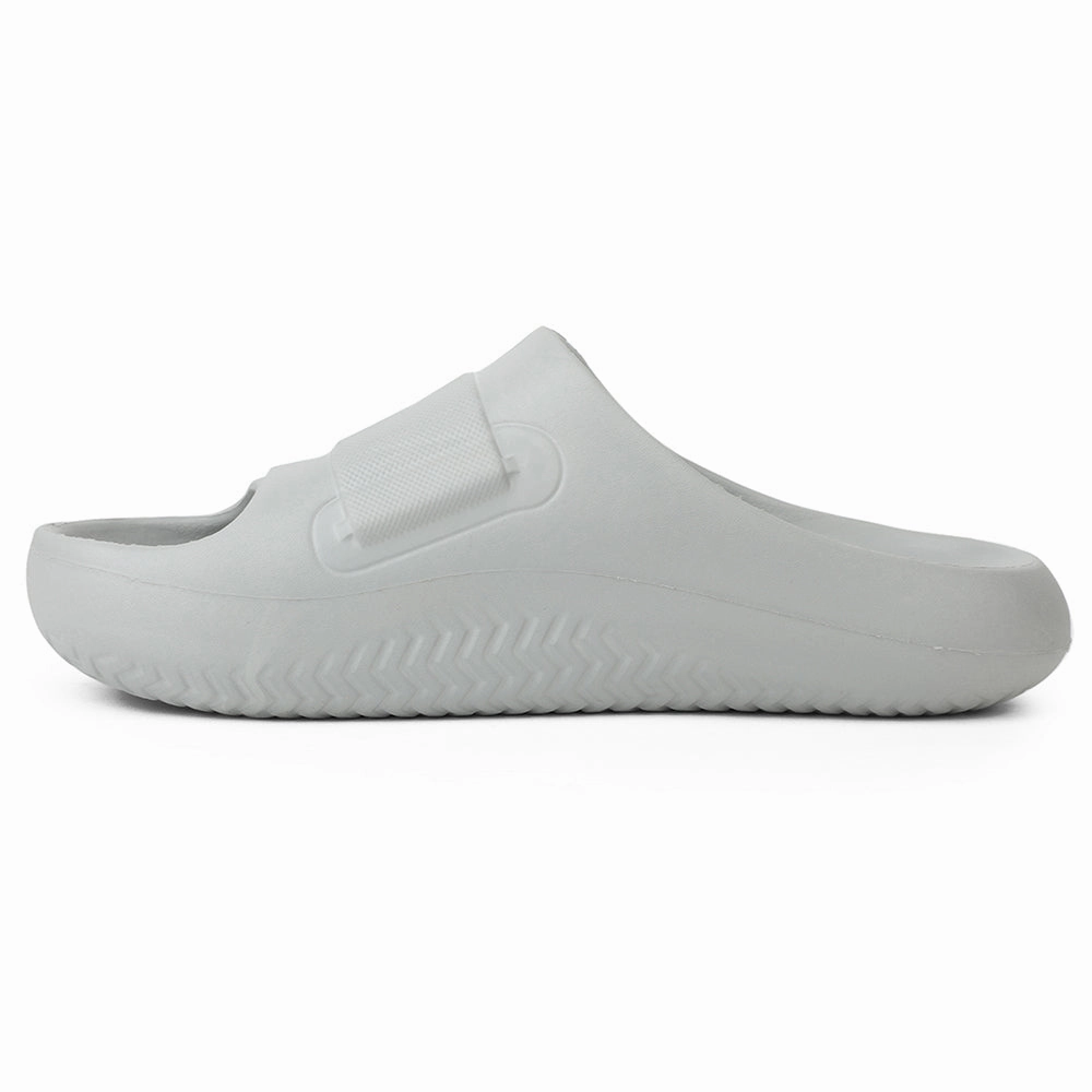 Perry Platypus Slippers A-HA Grey Casual Slides For Men DREAMWALKM By Liberty