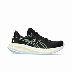 Asics Overpronation Shoes ASICS | Men's Gel-Cumulus 26 Running Shoes - Black/Safety Yellow