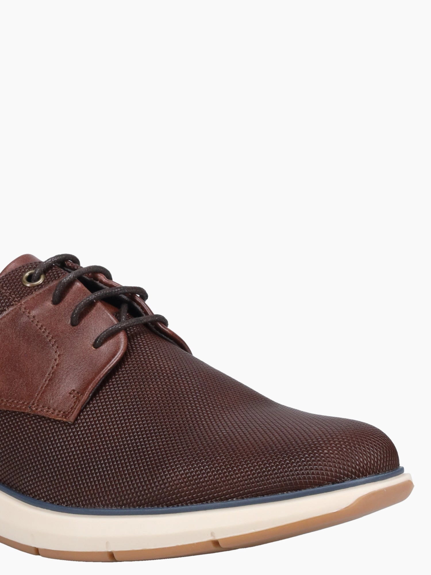 Fabian Tan Navy eco leather Oxfords Vs Brogues