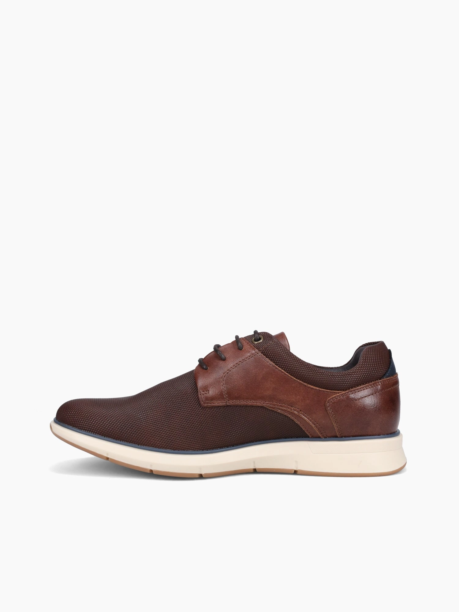 Fabian Tan Navy eco leather Spectator Oxfords