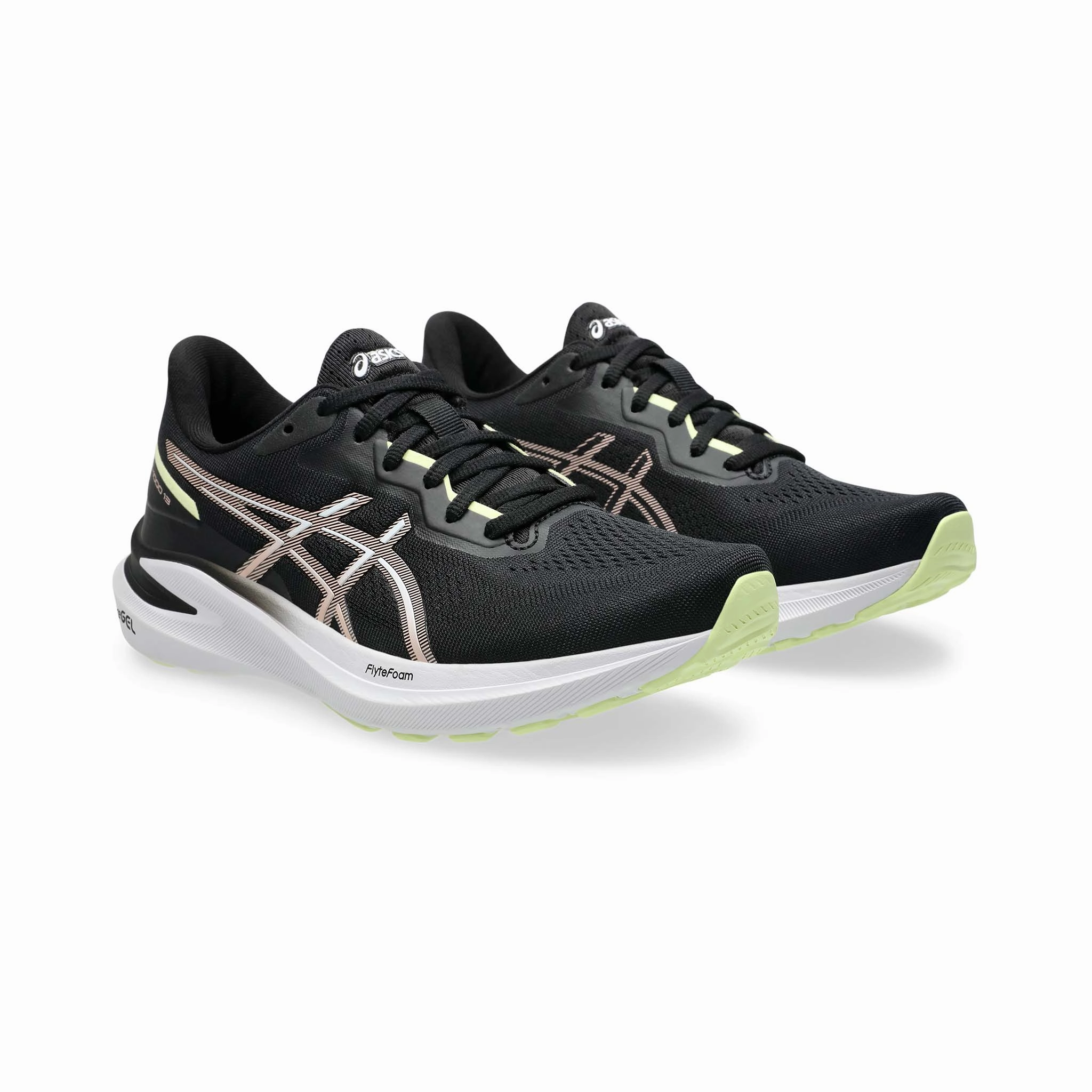 ASICS | Women's GT-1000 13 Running Shoes - Black Asics Walking Shoes With Arch Support