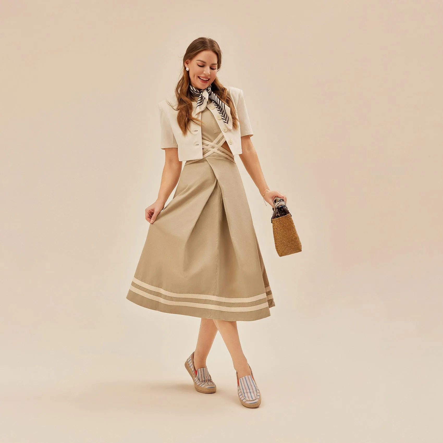 Maison Margeila Espadrilles Retro Stripes Marbella V Women