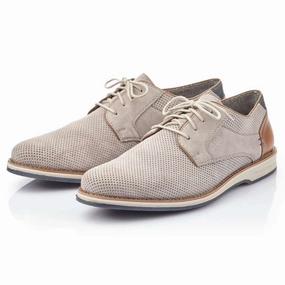 Fiorentini And Baker Oxfords Rieker Mike 04 Grey Nubuck Oxford Shoe (Men's)