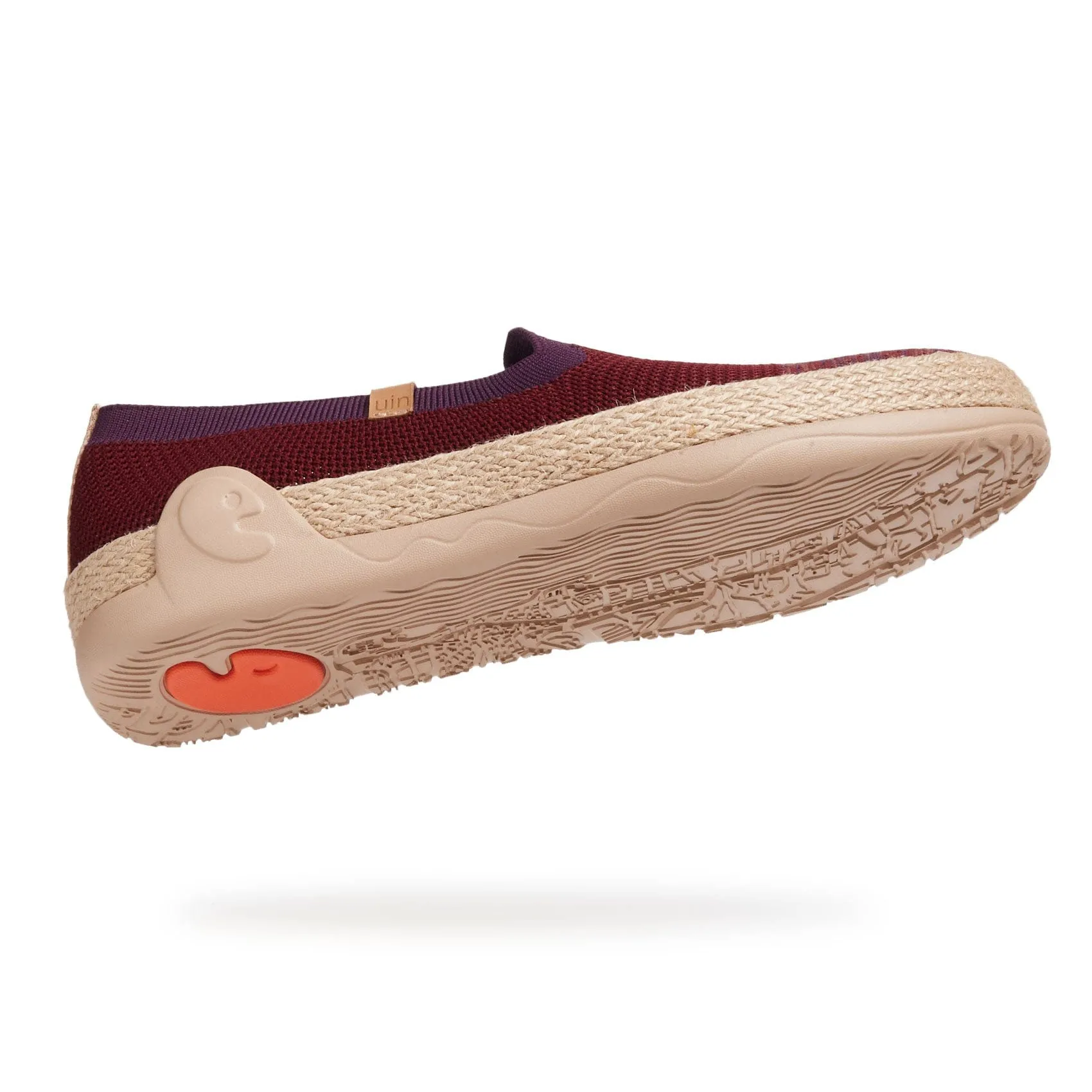Canvas Espadrille Wedges Closed Toe Ripe Cherry Marbella II Women