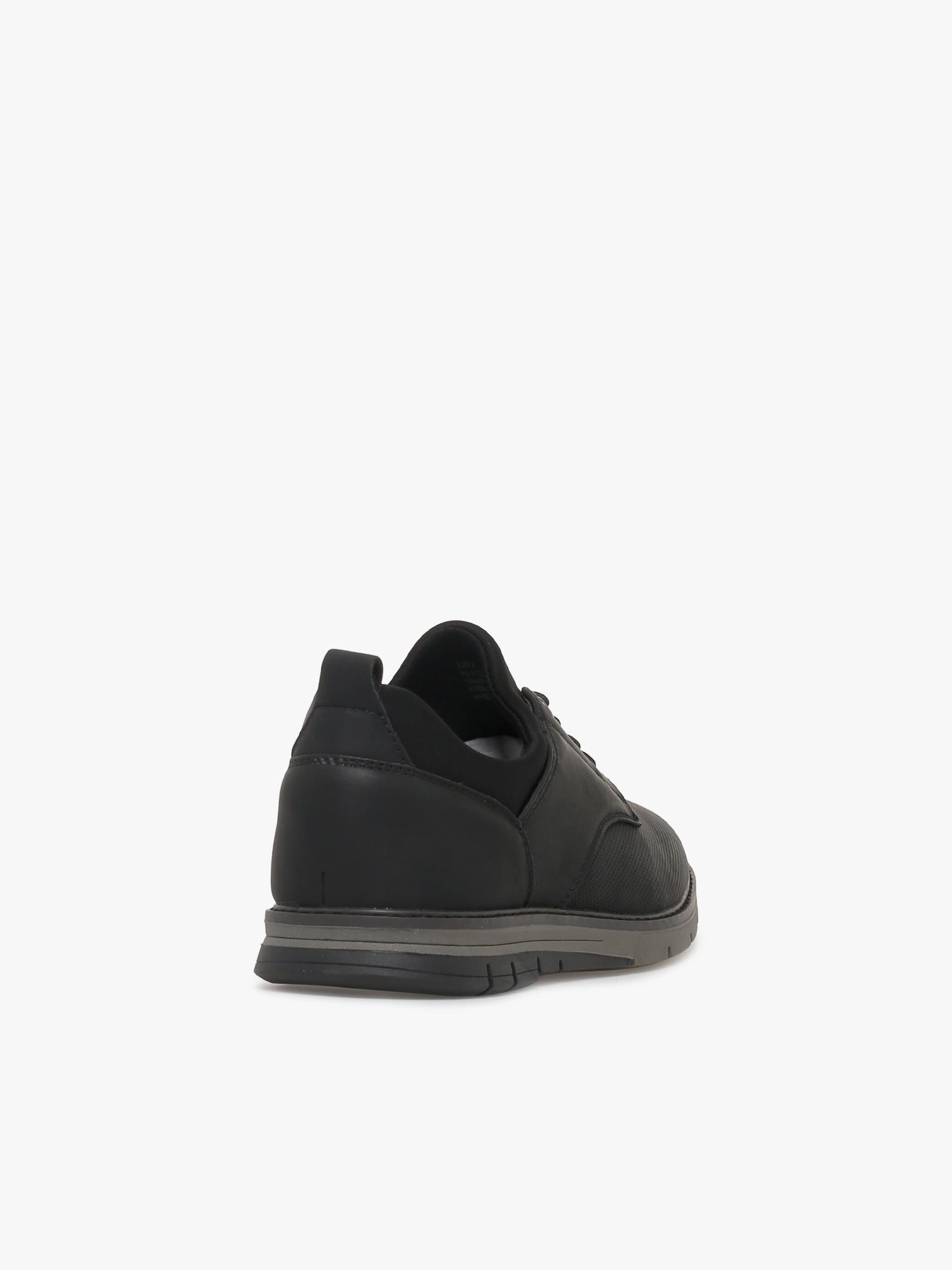 Rodrick Black Nubuck Knit Oxfords