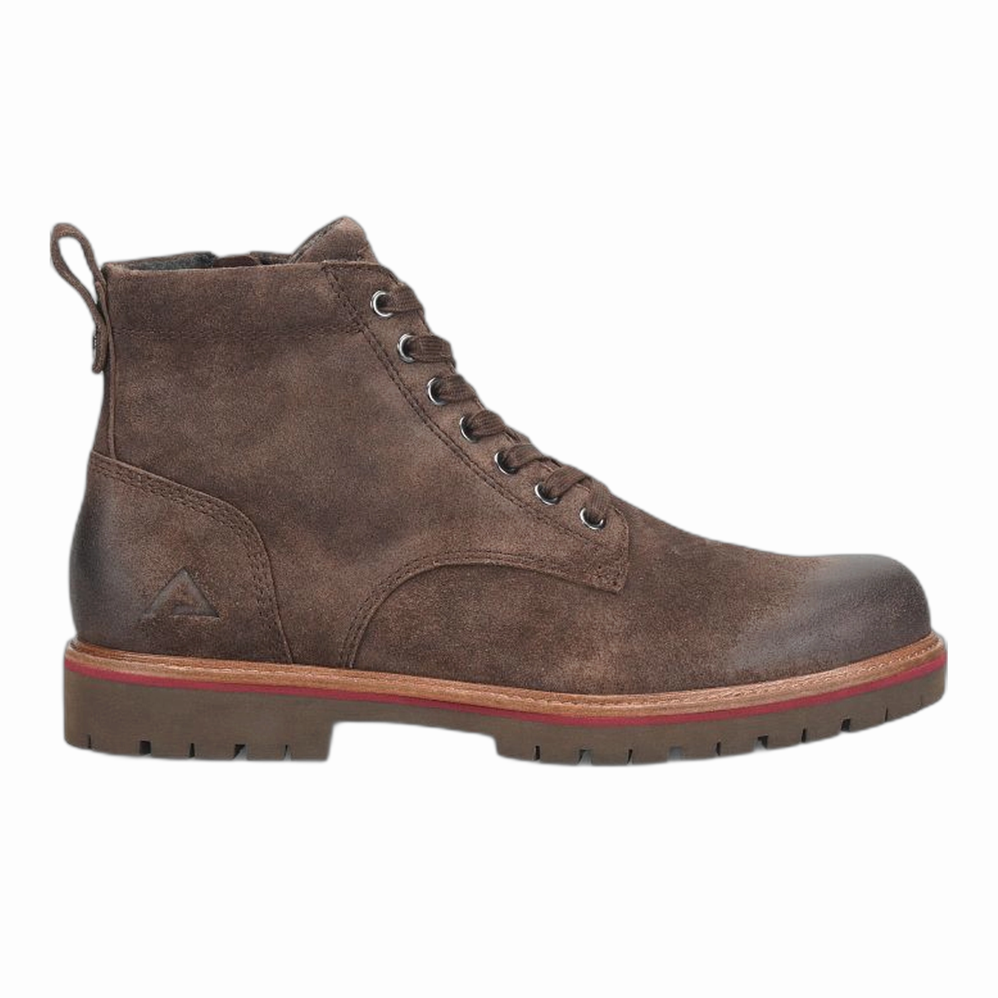 Ryder Waterproof Leather Boot Square Toe Black Leather Ankle Boots