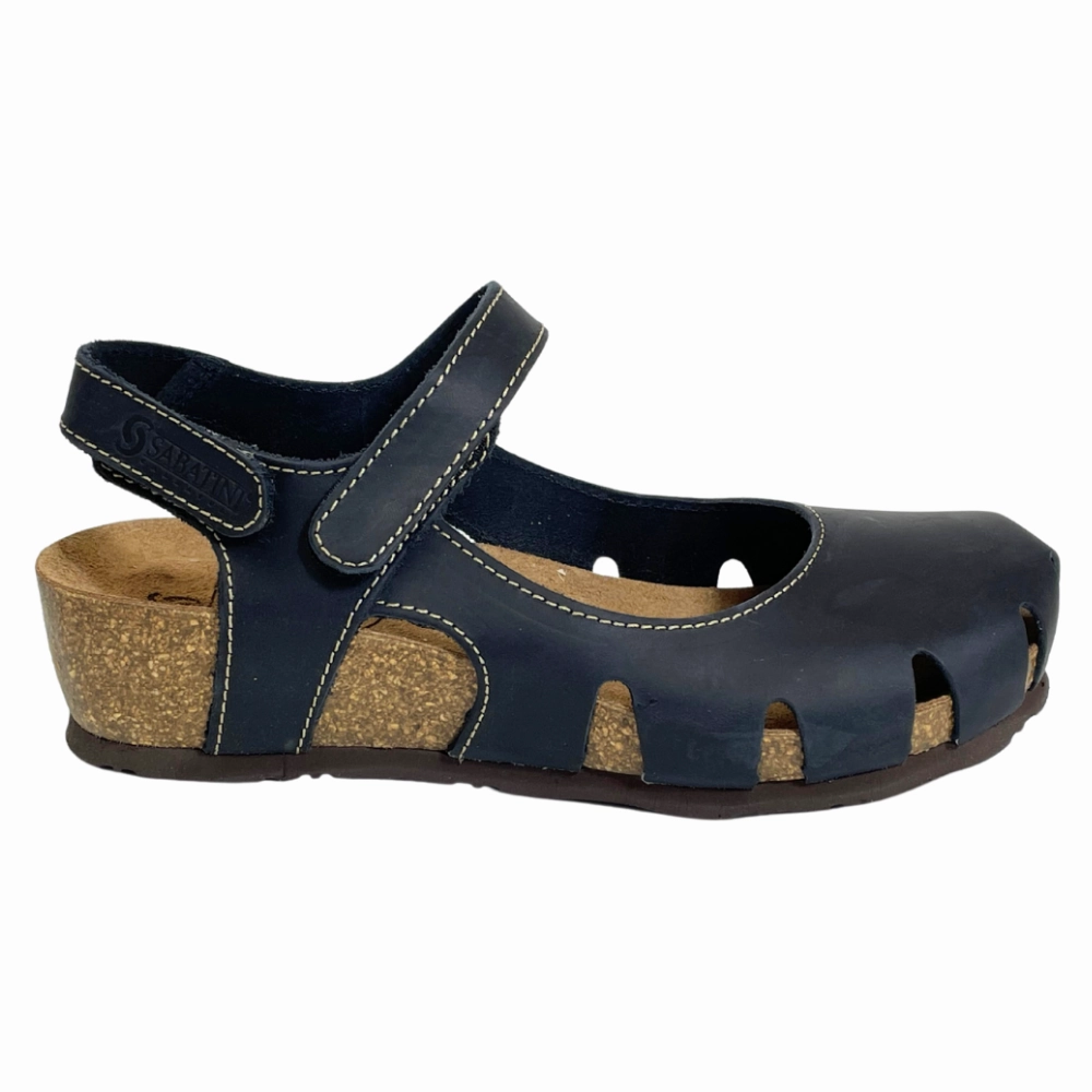 Sabatini Elizabeth Blue Crazy Sandal (Women's) Reggae Slim Sandals