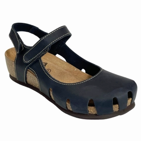 Sabatini Elizabeth Blue Crazy Sandal (Women's) Sandals Grand St Lucia