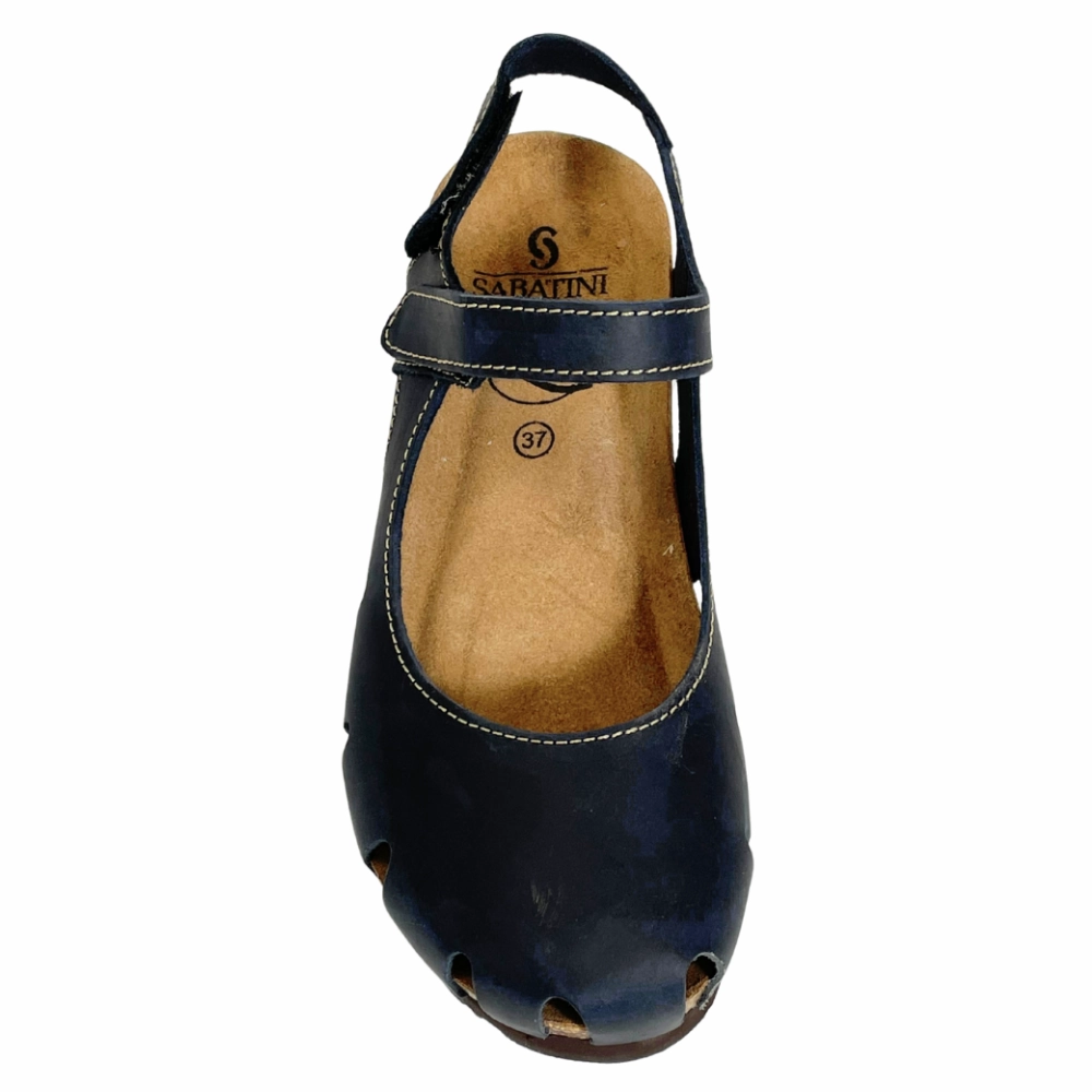 Shell Sandals Sabatini Elizabeth Blue Crazy Sandal (Women's)