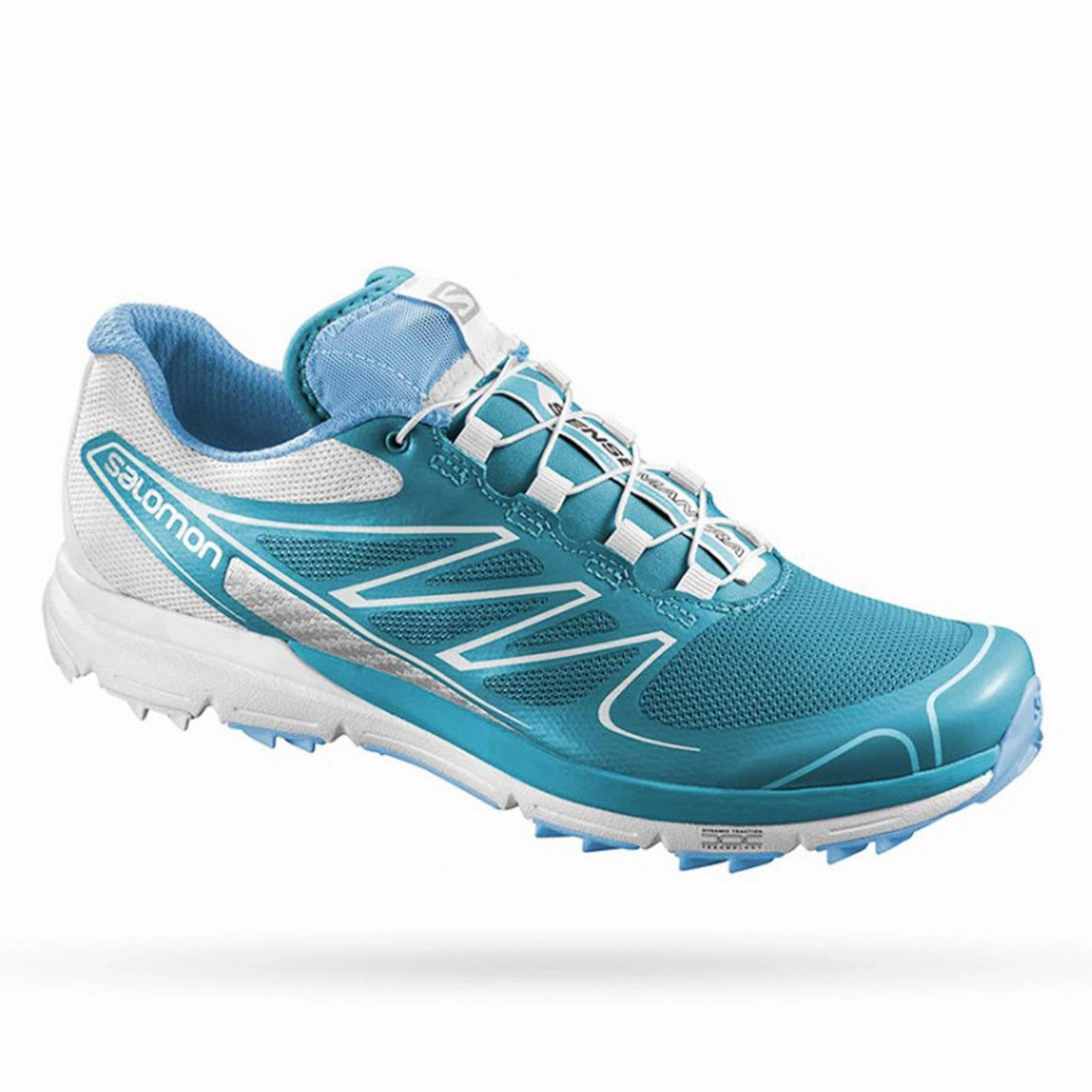 Salomon Sense PRO Trail Running Shoe - Blue/White (Womens) Shoes Naperville