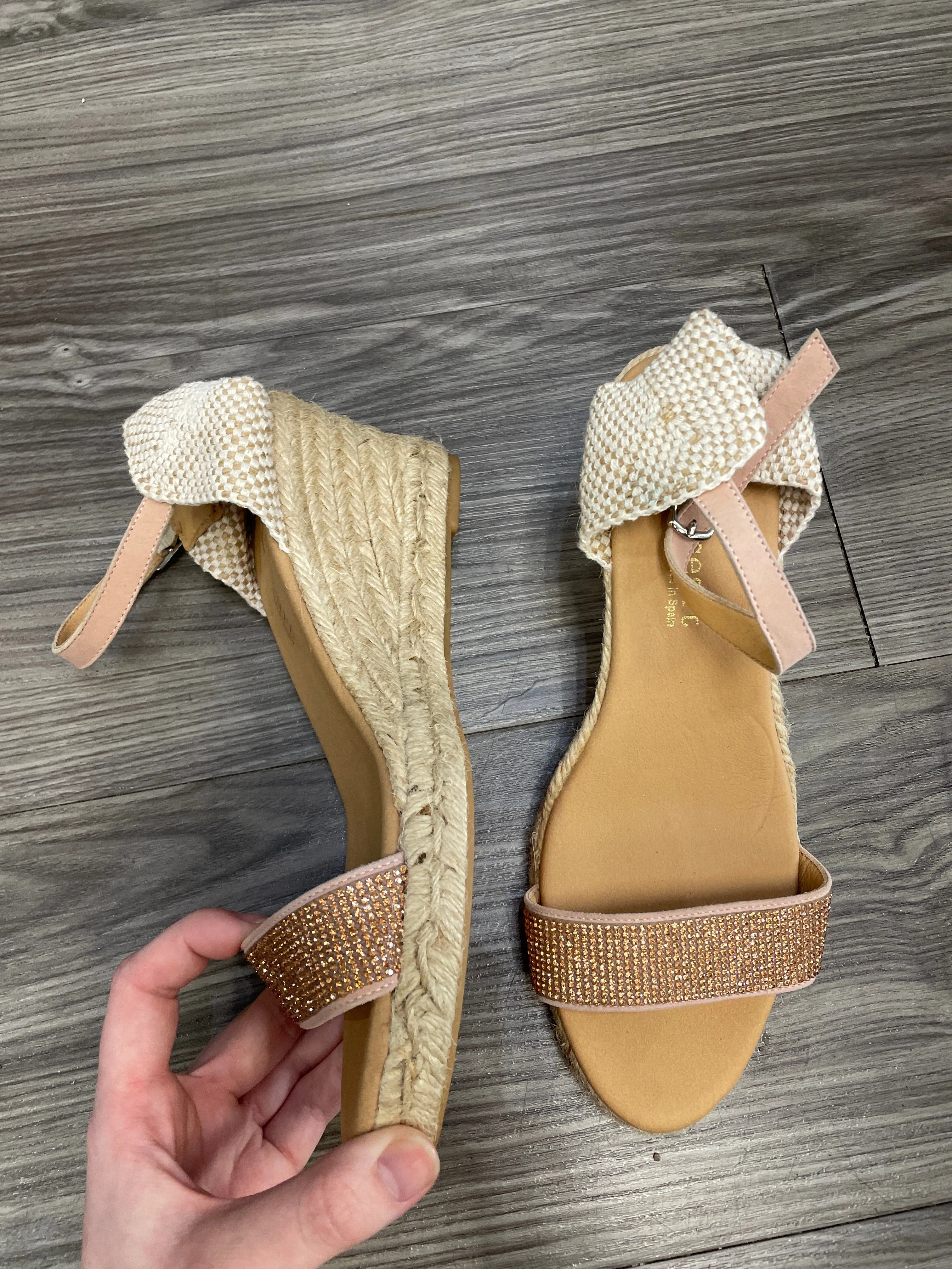 Sandals Heels Wedge By Clothes Mentor  Size: 8.5 High Heels 12 Inch