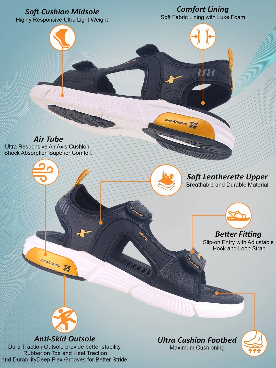 Sandals for Men SS 656 Studded Platform Sandals