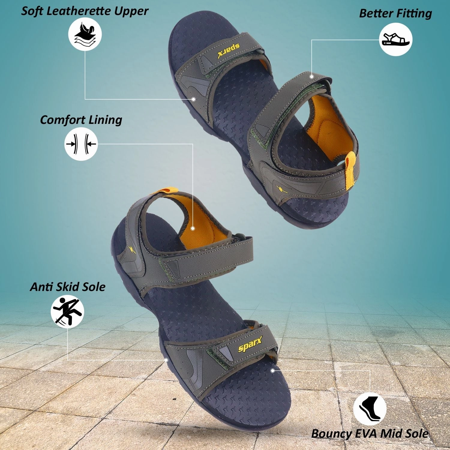 Rainbow Sandals San Clemente Sandals for Men SS 723