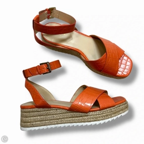 Sandals Heels Platform By Liz Claiborne In Peach, Size: 9 Wholesale High Heel Shoes