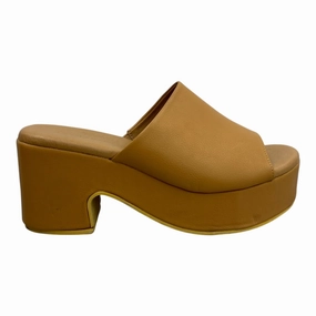 Walking In High Heels Sandals Heels Platform By Matisse In Tan, Size:7