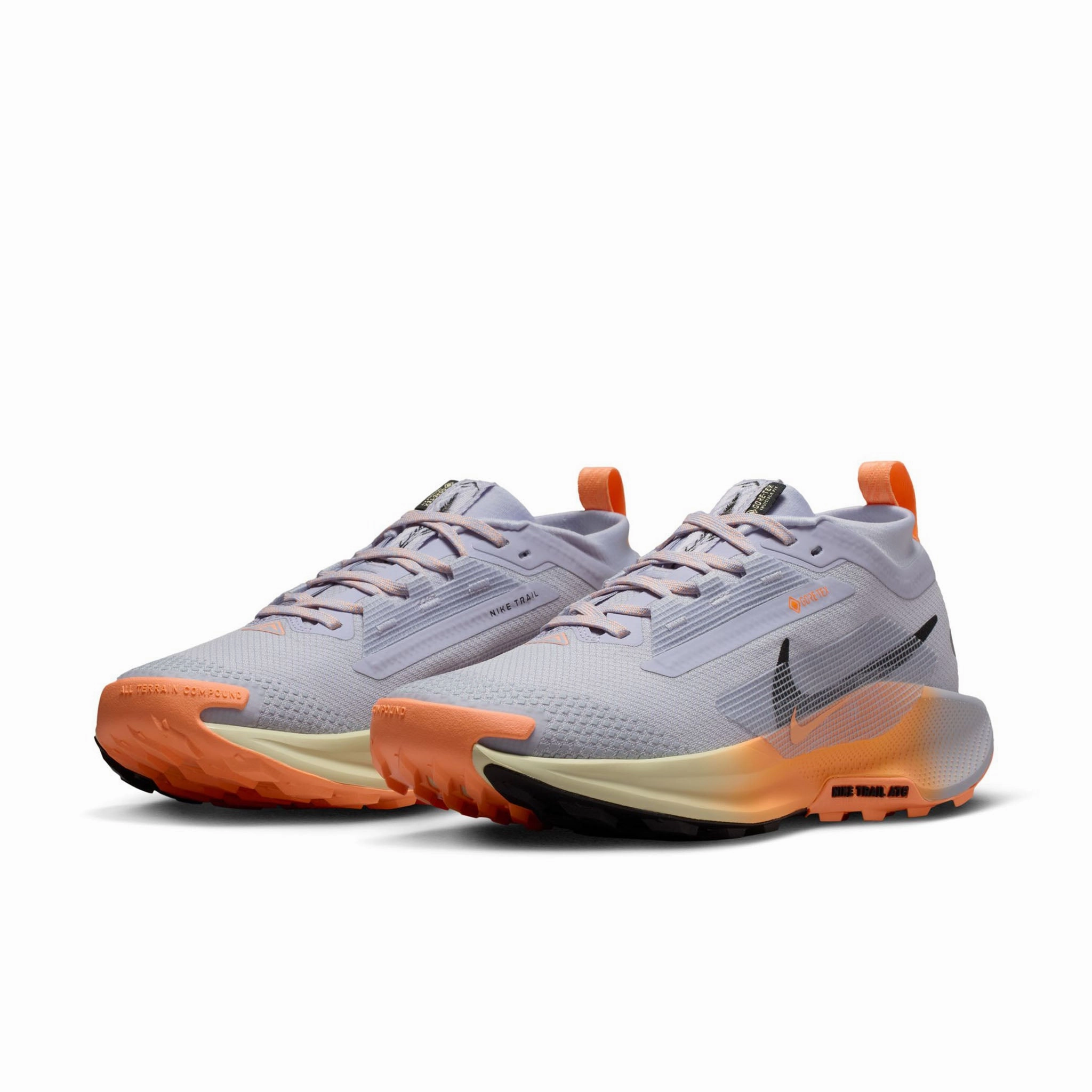 Nike Basketball Shoes Jason Kidd Nike | Women's Pegasus Trail 5 GORE-TEX Waterproof Trail Running Shoes - Ghost/Black-Malt-Orange Pulse